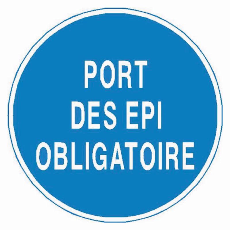 SIGNALÉTIQUE PORT DE VÊTEMENTS SPÉCIAUX OBLIGATOIRE