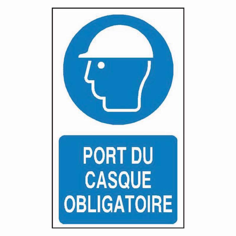 SIGNALÉTIQUE PORT DU CASQUE OBLIGATOIRE