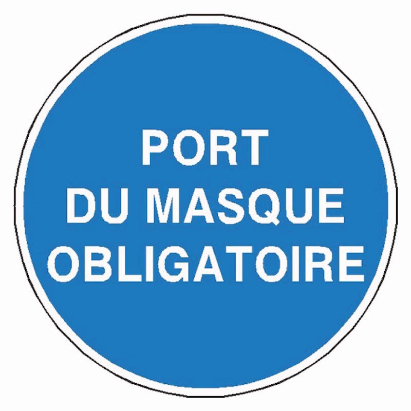 SIGNALÉTIQUE PORT DU MASQUE OBLIGATOIRE