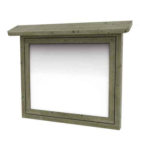 VITRINE MURALE EN BOIS