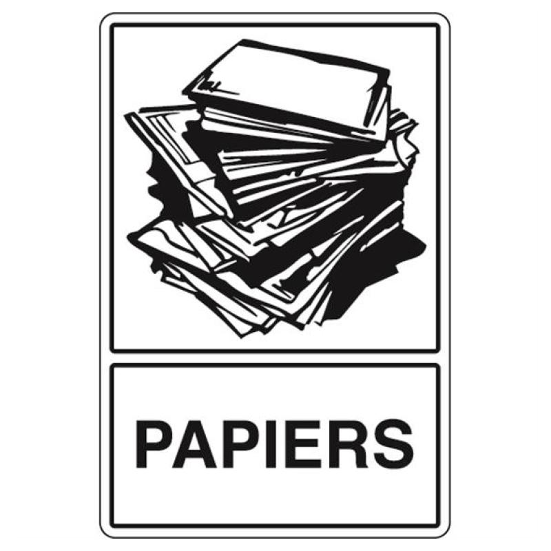 SIGNALISATION DE TRI PAPIERS