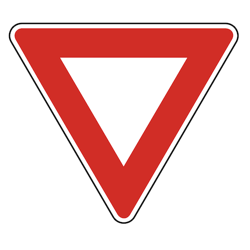 AB3A "CÉDEZ LE PASSAGE À L'INTERSECTION"