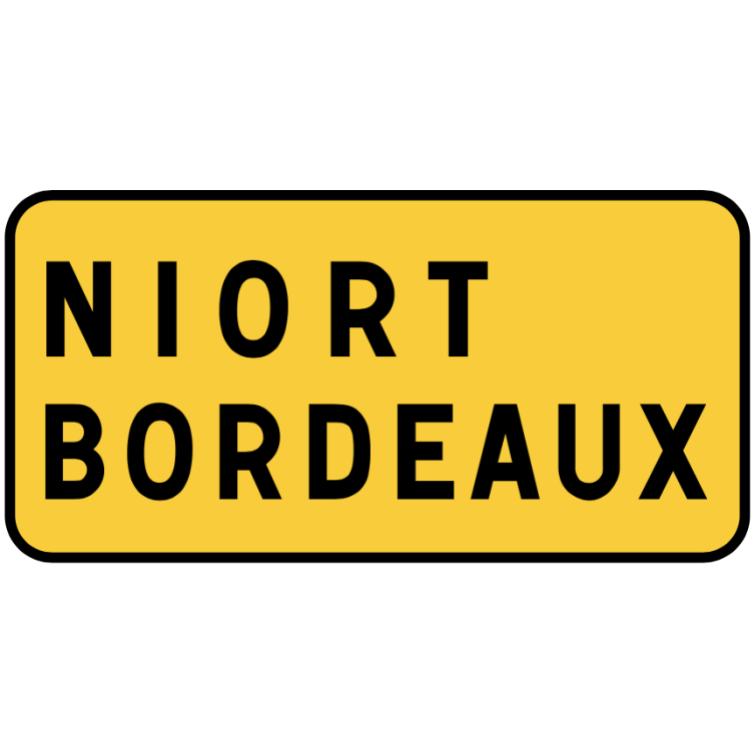 KD79b - 1 "Signalisation complémentaire d'un itinéraire de déviation"