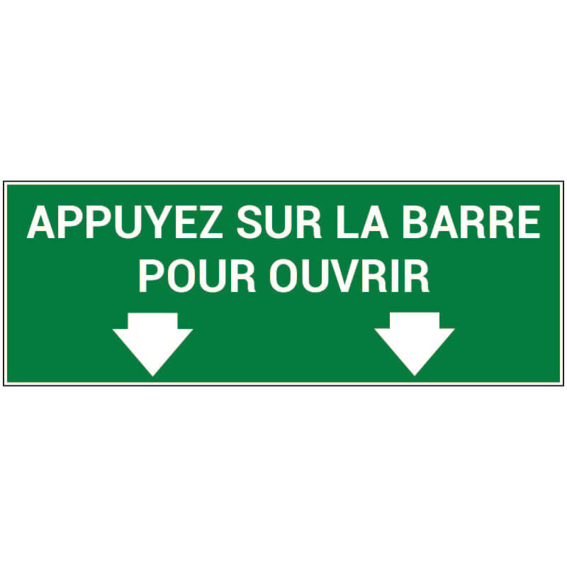 APPUYEZ SUR LA BARRE POUR OUVRIR - B0396