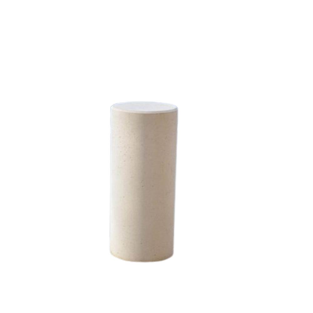 BORNE BÉTON CYLINDRIQUE BLANC SABLÉ ANTI-BÉLIER - ø 400 MM