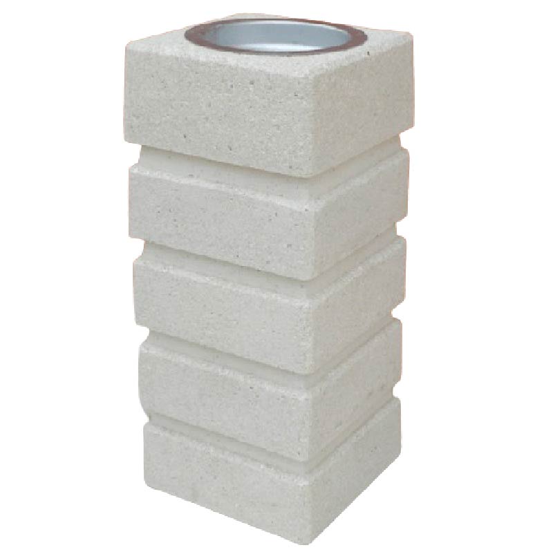 CENDRIER ARISTOTE BÉTON BLANC