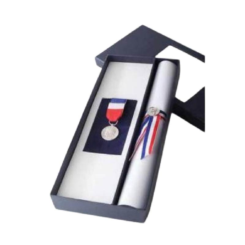 COFFRET ÉCRIN PORTE DIPLÔME ET MÉDAILLE
