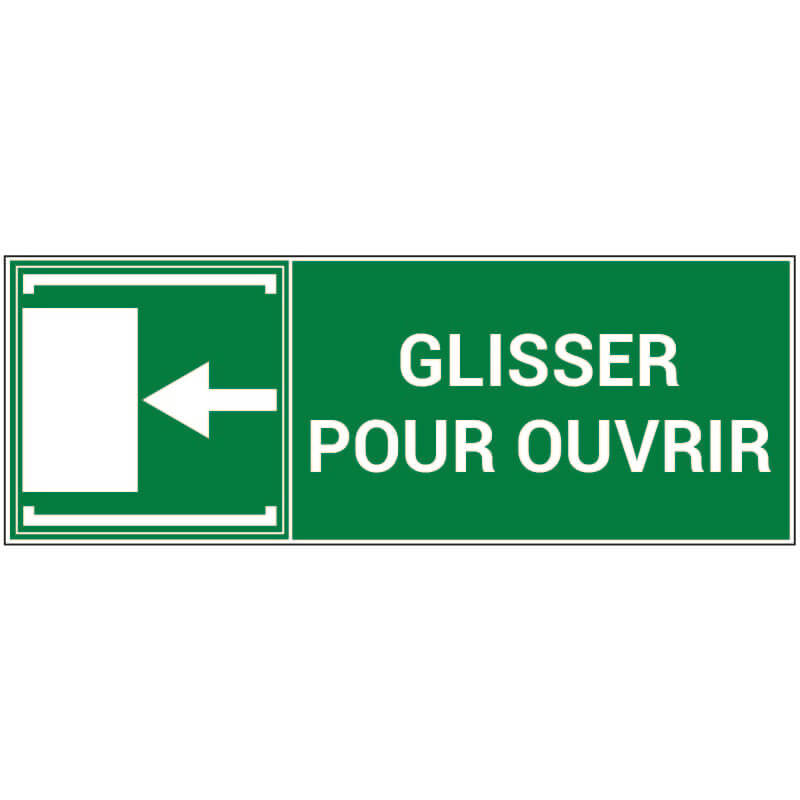 GLISSER POUR OUVRIR (GAUCHE) - B0133