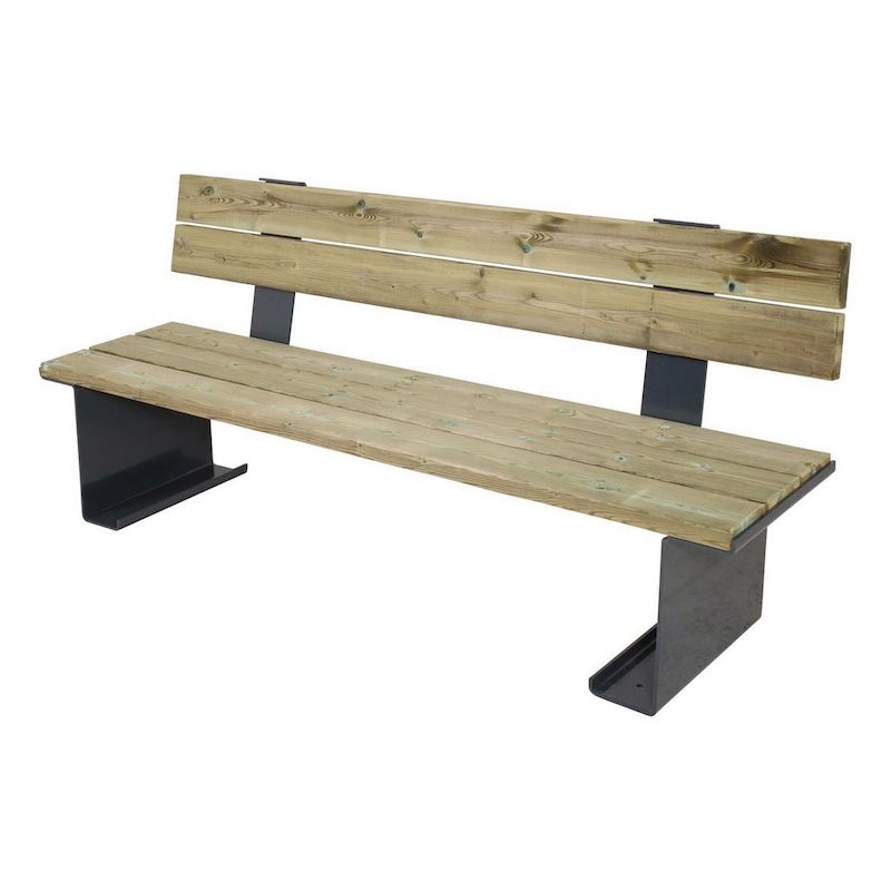BANC BOIS ET MÉTAL ACMON