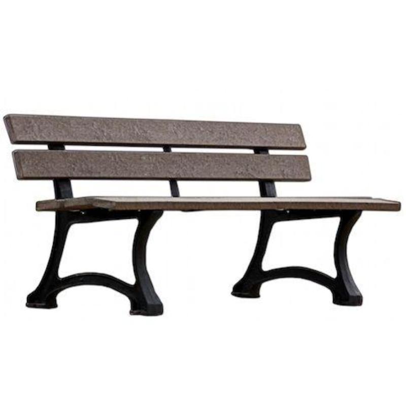 BANC PLASTIQUE RECYCLÉ FONTE FRANCESCO