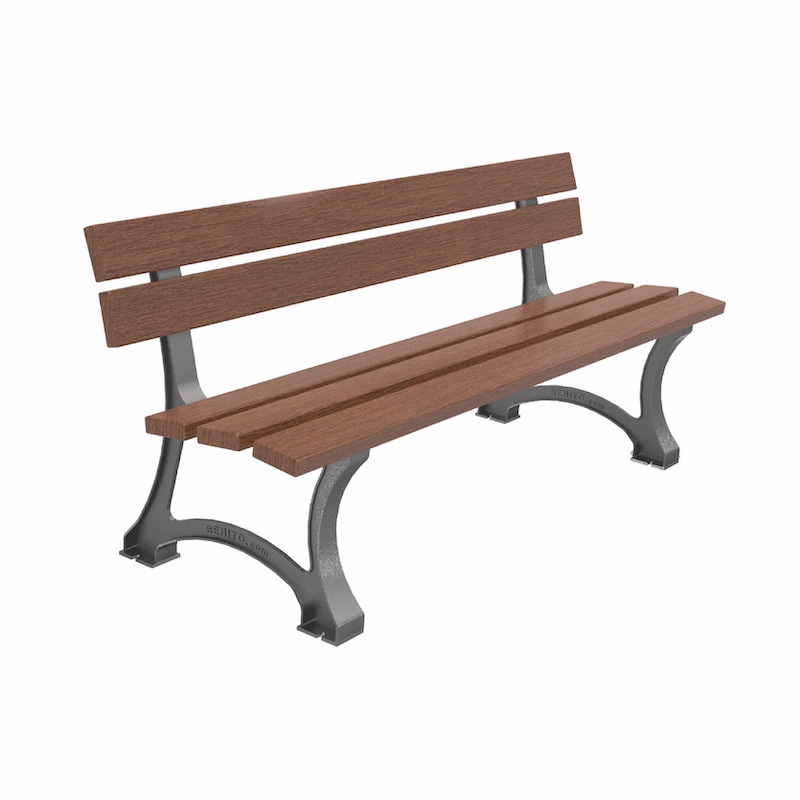 BANC PLASTIQUE RECYCLÉ FONTE BRETAGNE