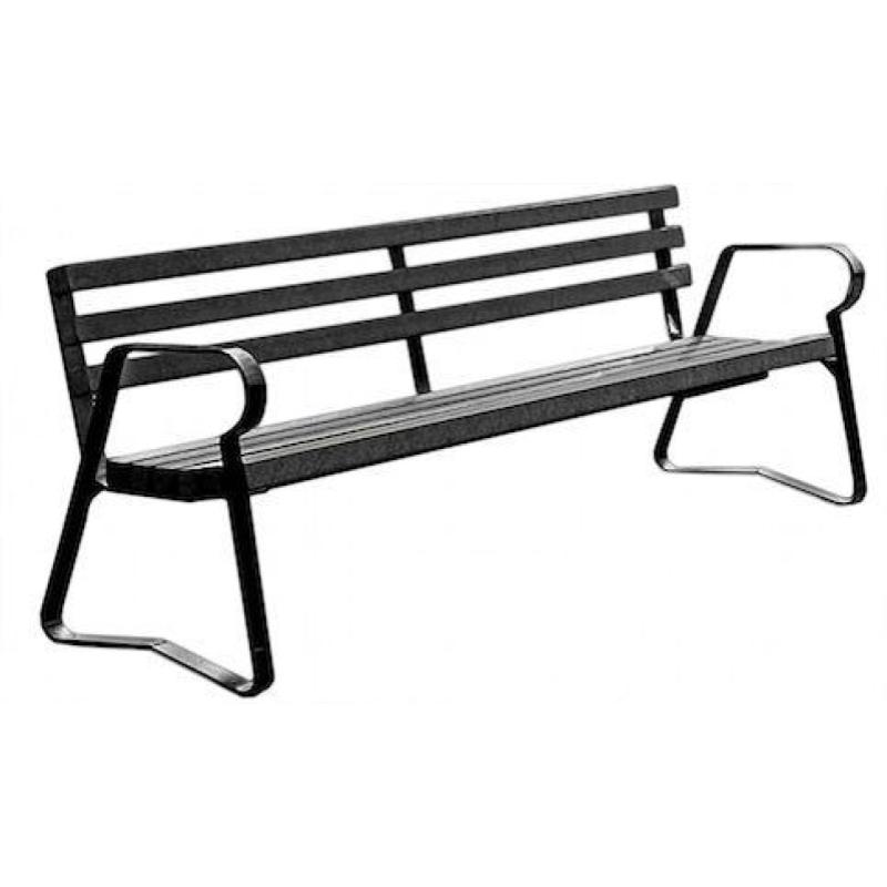 BANC PLASTIQUE RECYCLÉ MADRID