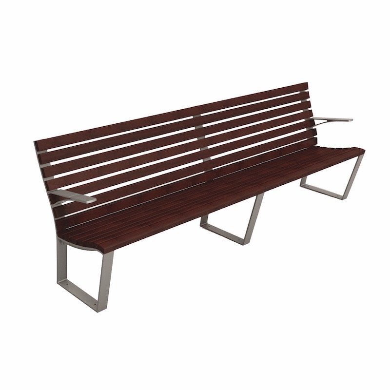 BANC XXL BOIS EXOTIQUE LEMAN