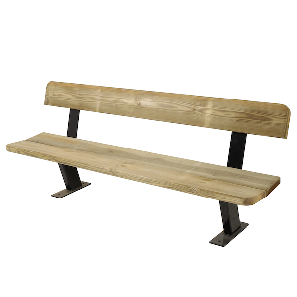 BANC BOIS ET ACIER GLENAN