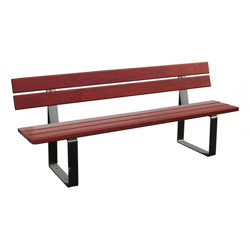 BANC BOIS ET ACIER RIGA