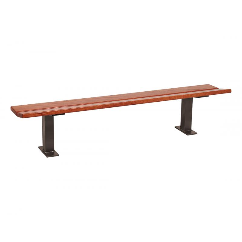 BANQUETTE BOIS ET ACIER PAGODE