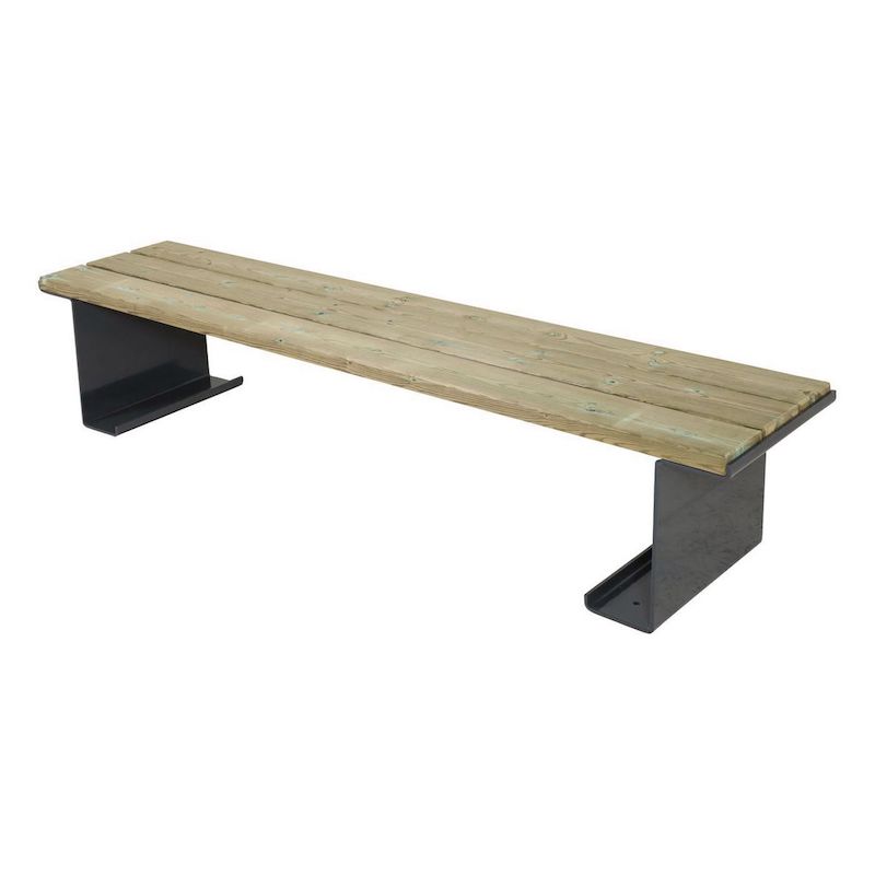 BANQUETTE BOIS ET MÉTAL ACMON