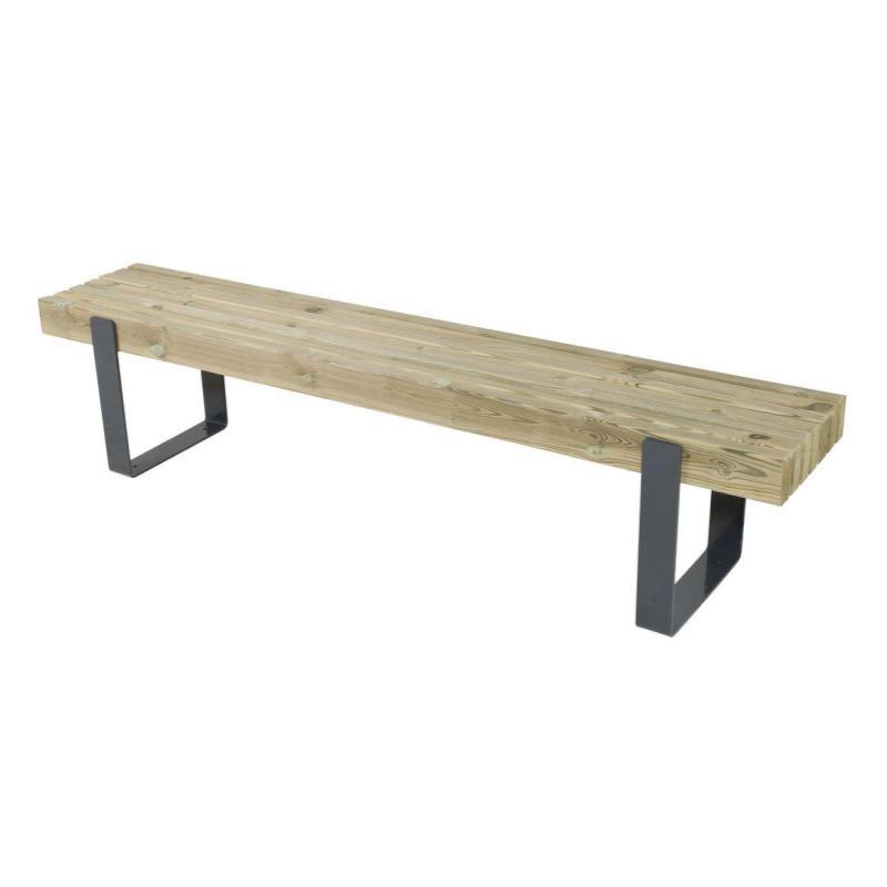 BANQUETTE BOIS ET MÉTAL MYLOS