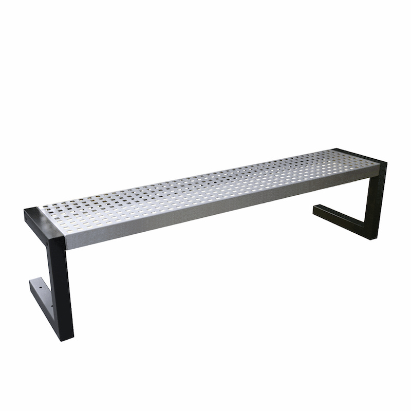 BANQUETTE TOUT EN ACIER CITY
