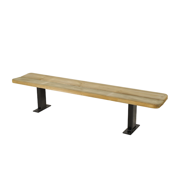 BANQUETTE BOIS ET ACIER QUIBERON