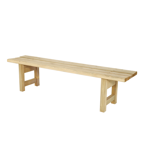 BANQUETTE BOIS MASSIF TREGASTEL