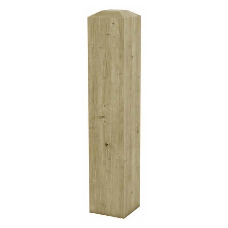 BORNE ANTI-STATIONNEMENT - CARRÉE FIXE 140 X 140 MM