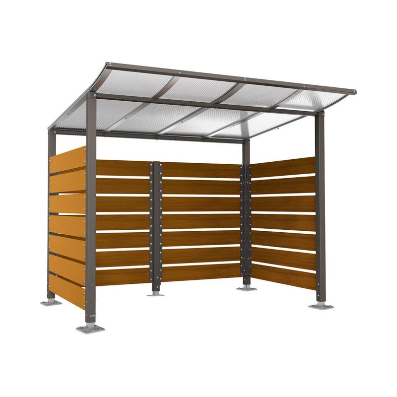 Abri conteneurs Modulo sur platines