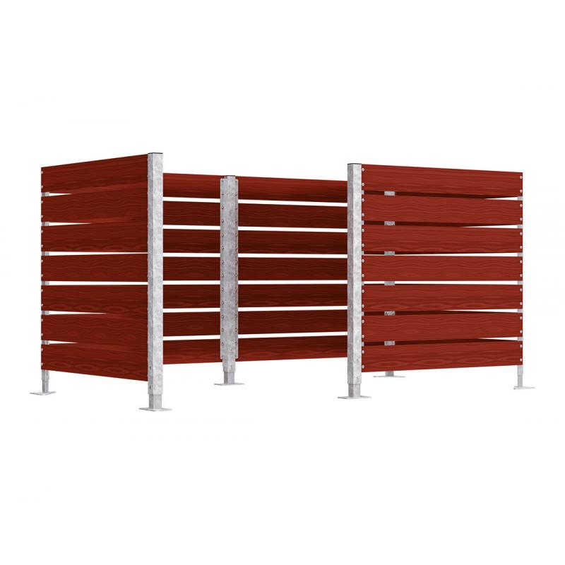 CACHE-CONTENEUR COMPACT ACAJOU