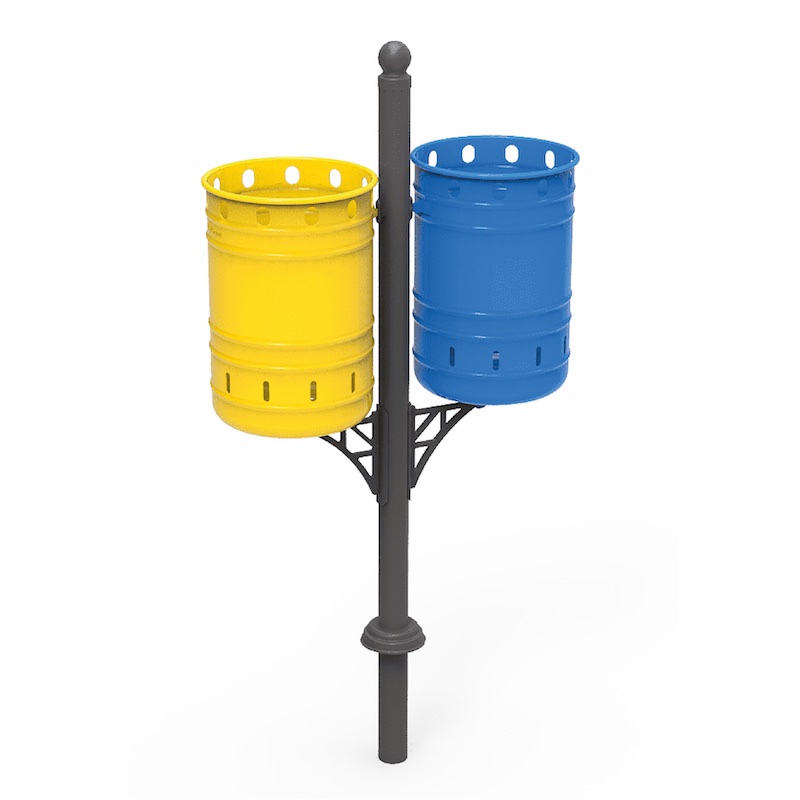 CORBEILLE BASCULANTE DOUBLE SÉLECTIF DOUR 2 x 32L