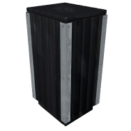 CORBEILLE EN PLASTIQUE RECYCLÉ FUTURE 80L