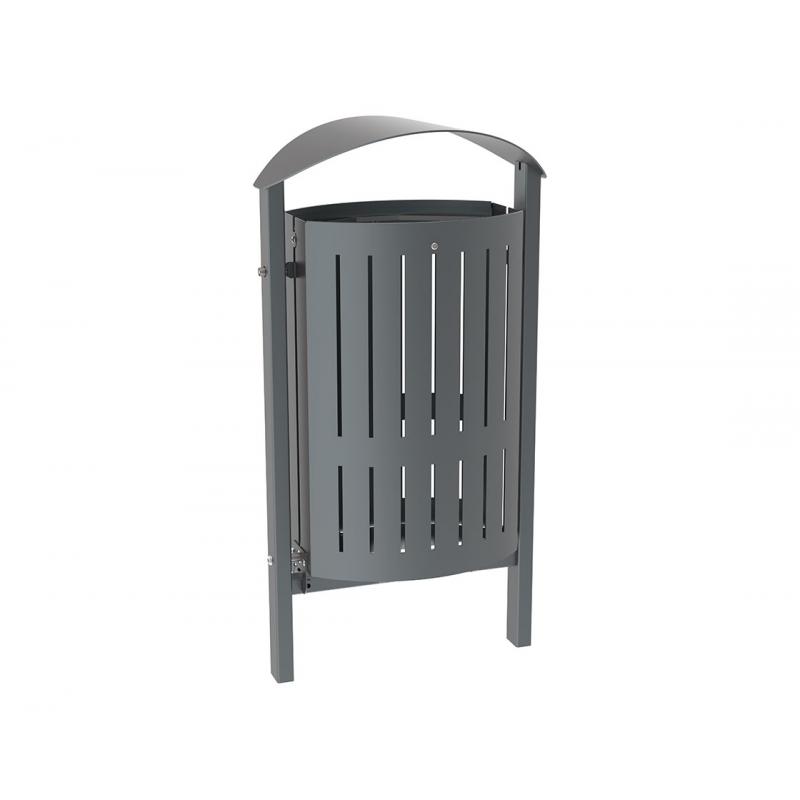 CORBEILLE SILAOS ACIER 50L