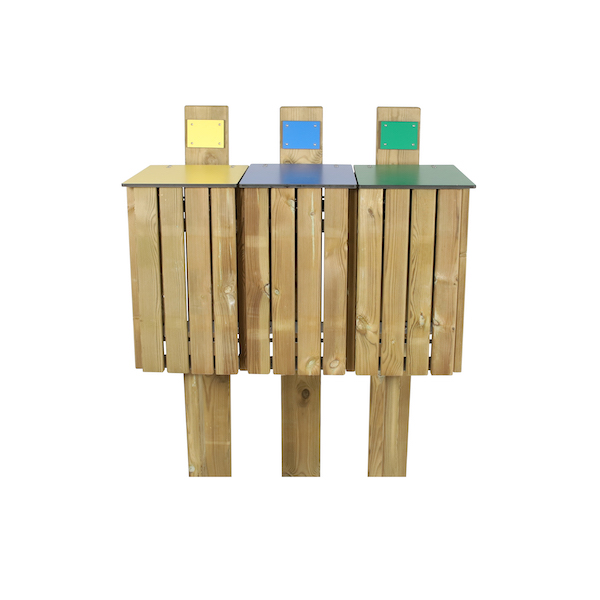 CORBEILLE TRI SÉLECTIF FREHEL 3 x 40L