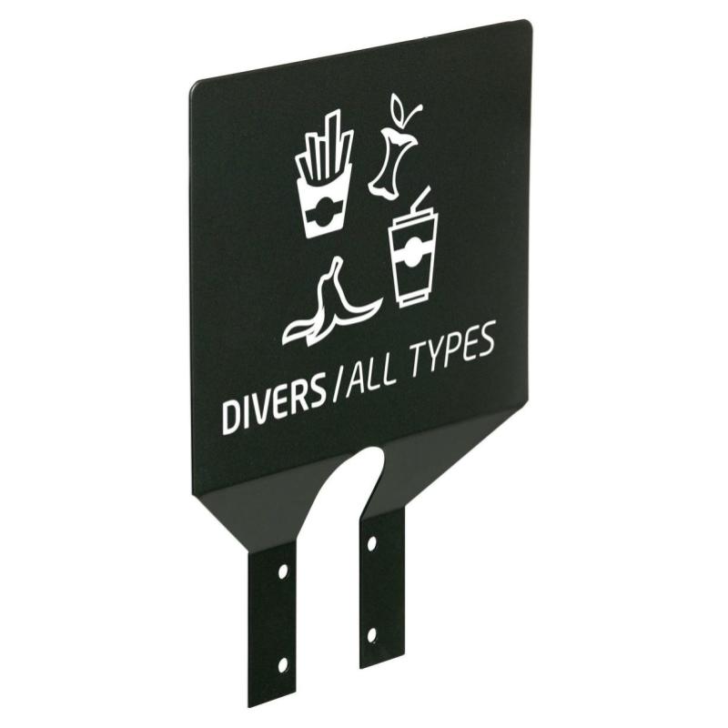 COLLEC PLAQUE DE SIGNALISATION DE TRI SUR POTEAU