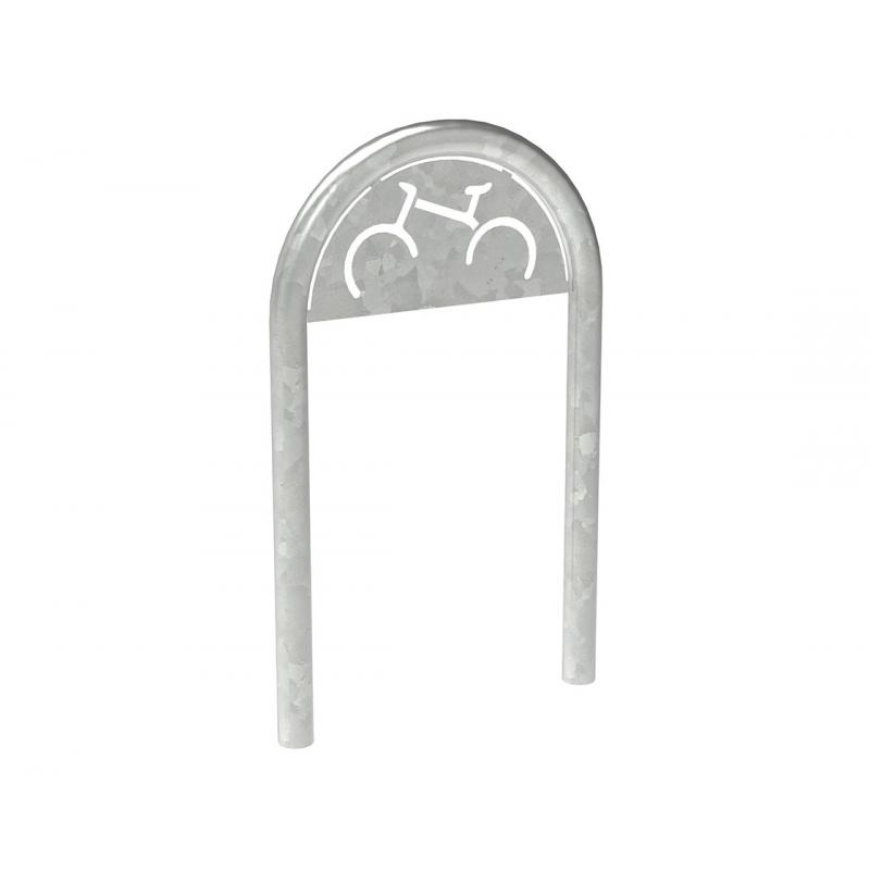 APPUI VÉLOS TROMBONE SIGNALÉTIQUE GALVA DIAMÈTRE 60MM