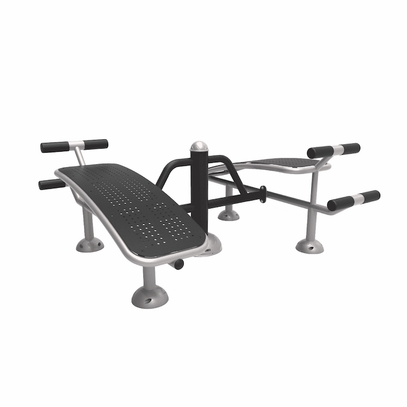 APPAREIL DE FITNESS DOUBLE BANC ABDOMINAUX