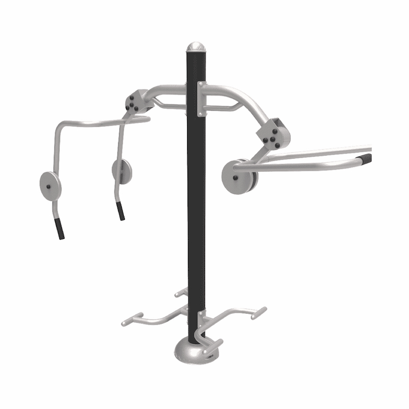 APPAREIL DE FITNESS PMR TIRAGE ET CHEST PRESS