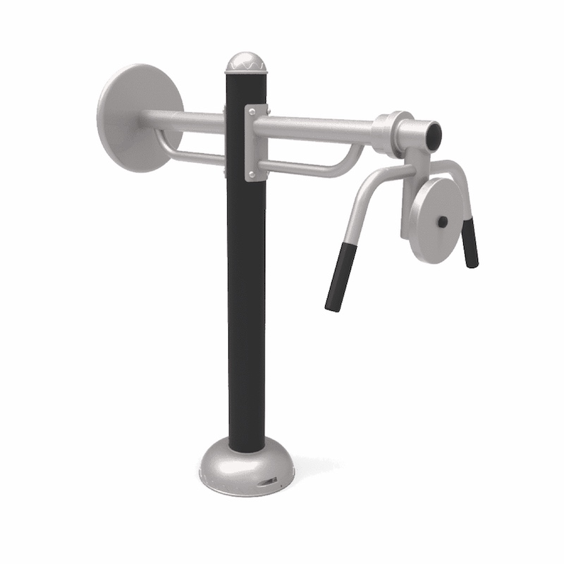 APPAREIL DE FITNESS PMR VOLANT ET GOUVERNAIL