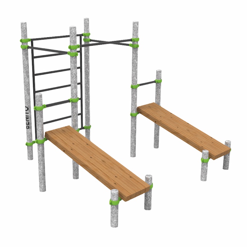 STREET WORKOUT GALVA COMBINÉ COMPLET - TAILLE 1