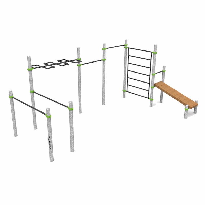 STREET WORKOUT GALVA COMBINÉ COMPLET - TAILLE 2