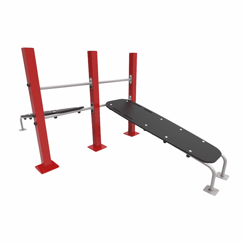 STREET WORKOUT PRO DOUBLE BANCS ABDOMINAUX