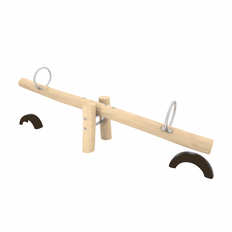 JEU À BASCULE EN BOIS SIMPLE