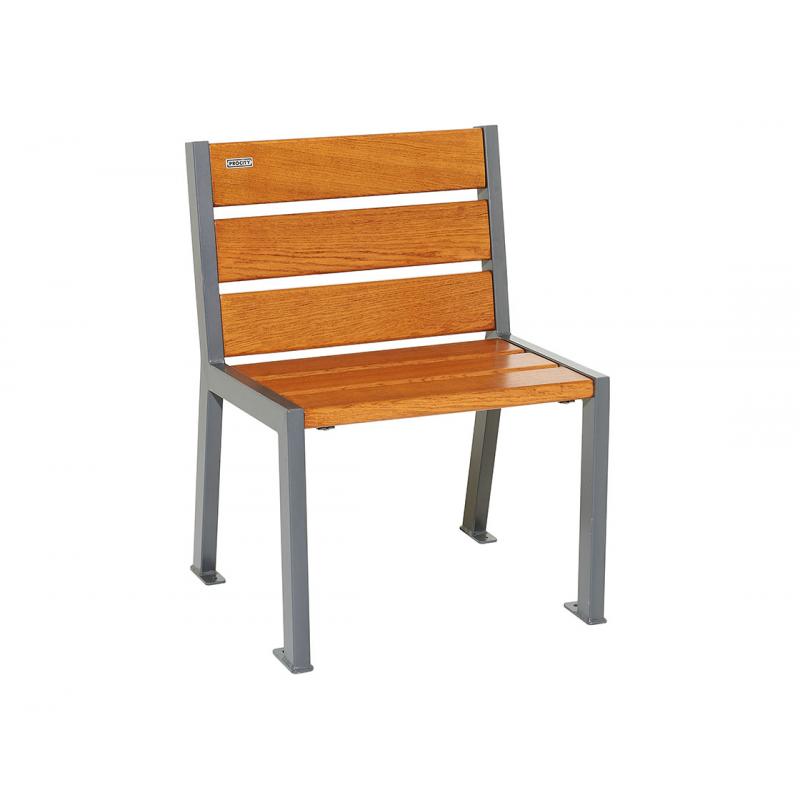 FAUTEUIL BOIS ET ACIER SILAOS 6 LAMES