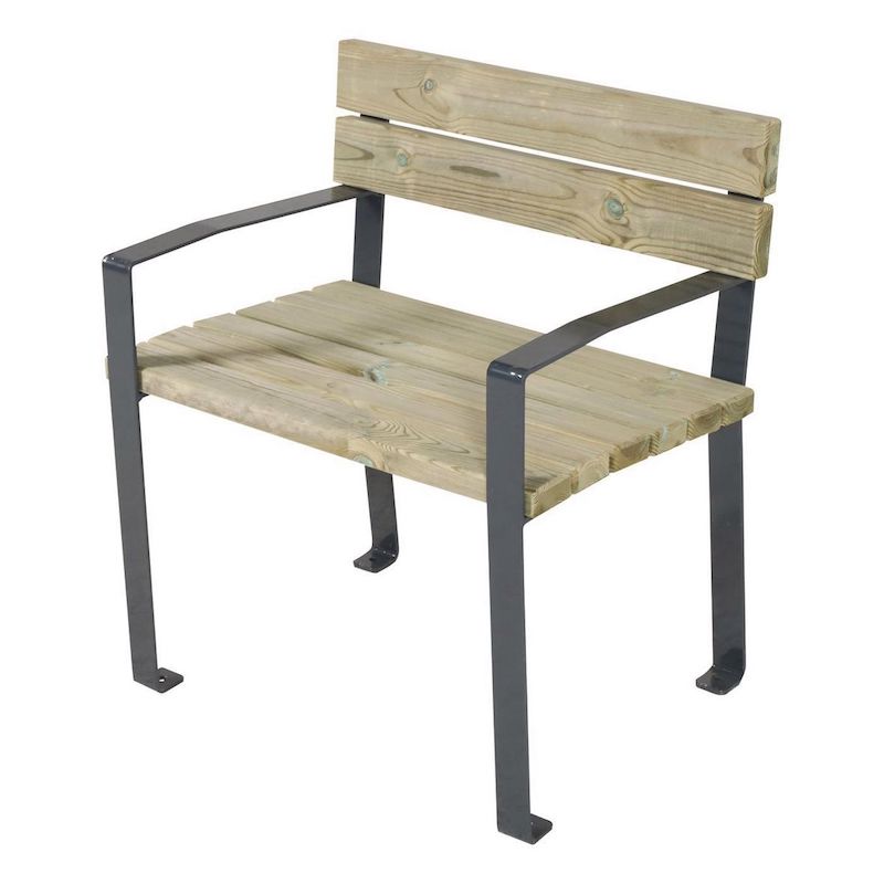 FAUTEUIL BOIS ET MÉTAL LYCOS