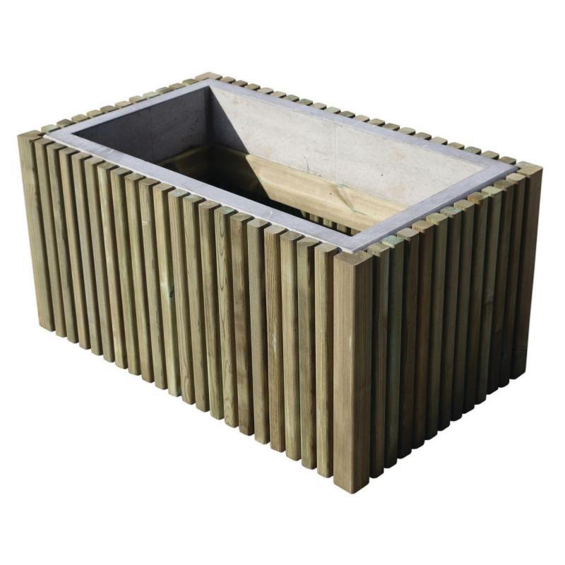 JARDINIÈRE EN BOIS ET BÉTON PROMÉTHÉE - 1005 MM