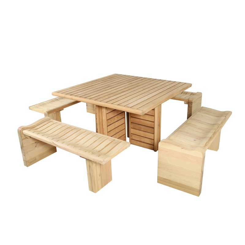 TABLE DE PIQUE-NIQUE EN BOIS CALYPSO
