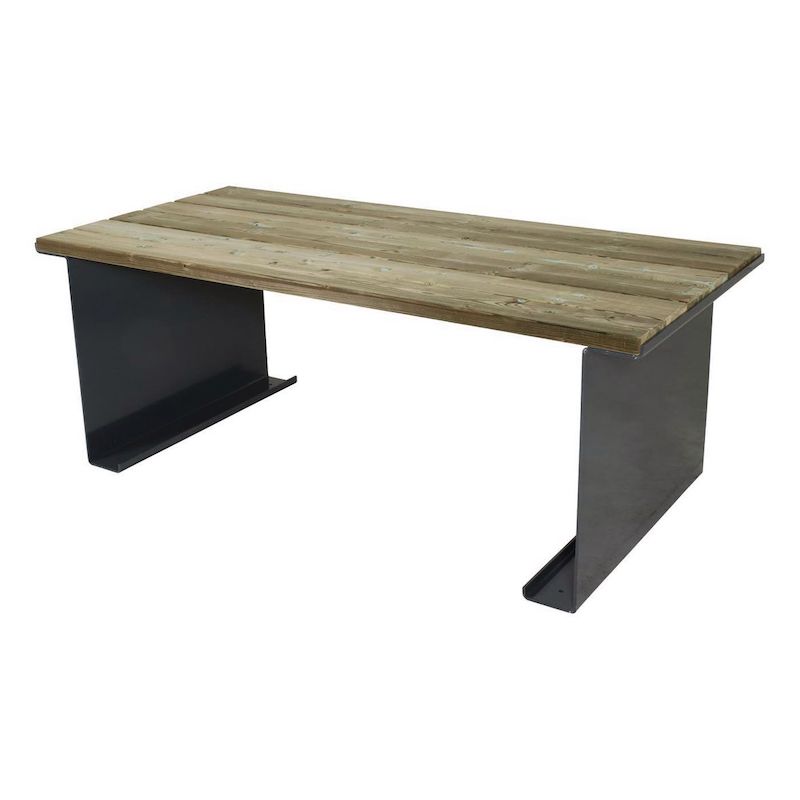 TABLE EN BOIS ET MÉTAL ACMON