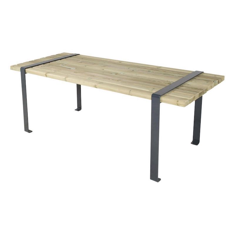 TABLE EN BOIS ET MÉTAL LYCOS