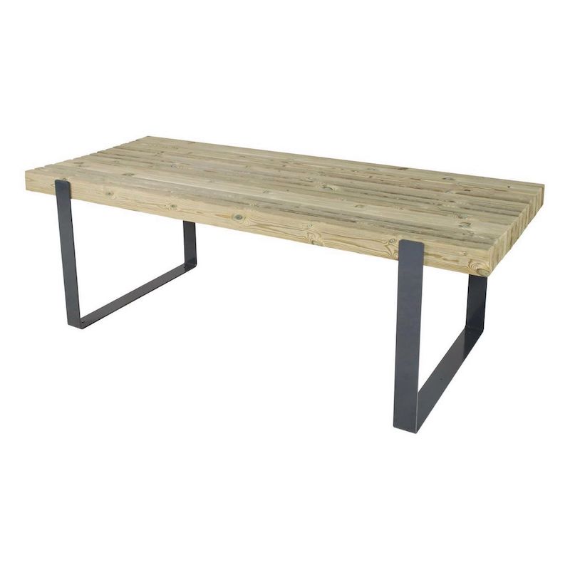 TABLE EN BOIS ET MÉTAL MYLOS