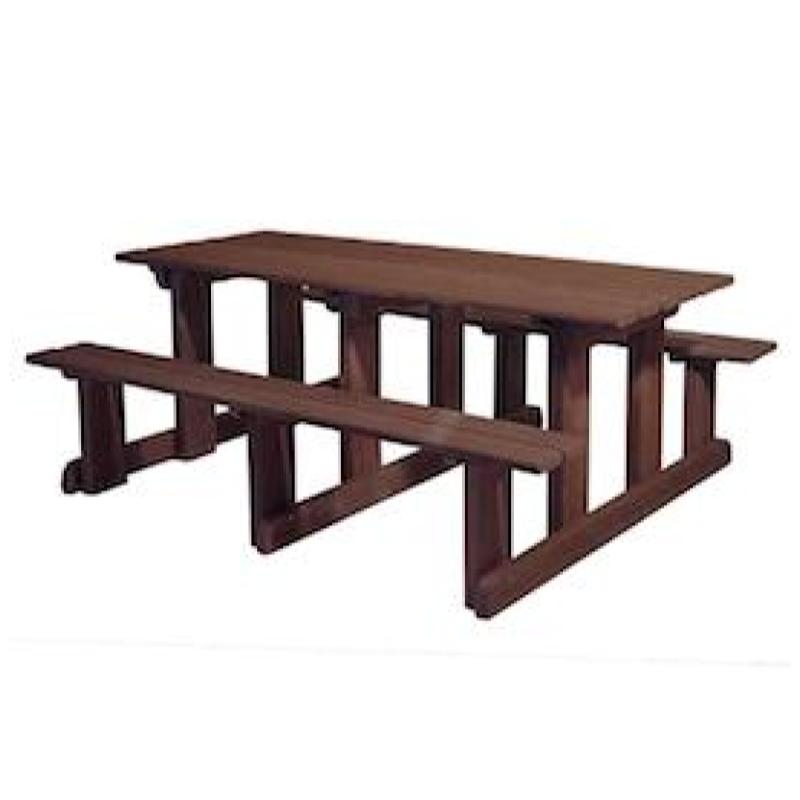 TABLE DE PIQUE-NIQUE RECYCLÉ CAMPANILE