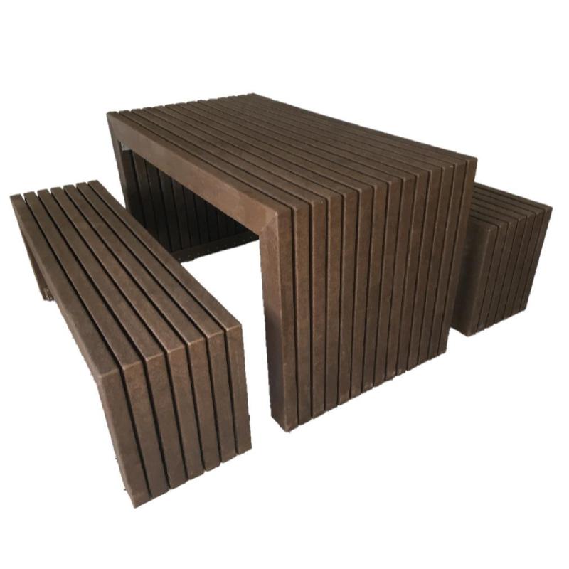 TABLE DE PIQUE-NIQUE EN PLASTQIUE RECYCLÉ CITYZEN